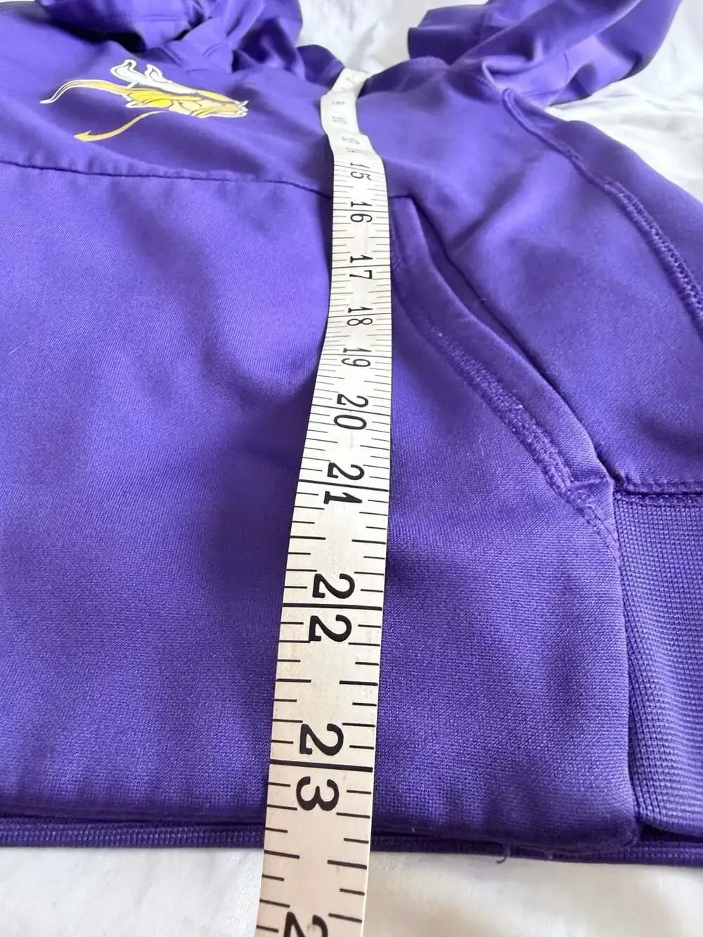 Nike Minnesota Vikings NFL Dri-FIT Pullover Hoodie Purple youth xl